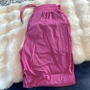 Pink scrub pants